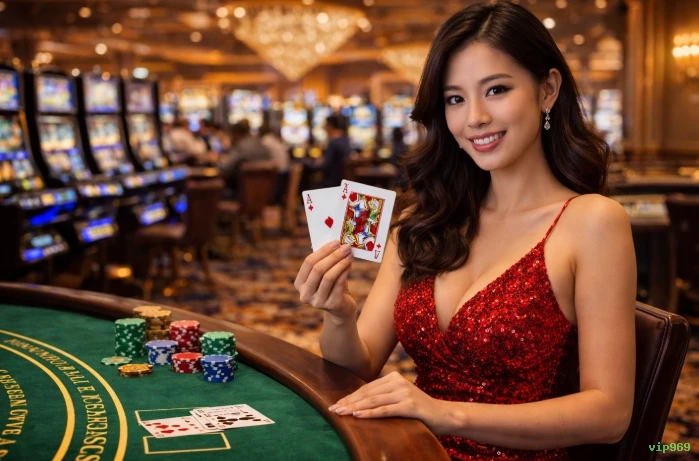Streaming 4K no cassino ao vivo da vip969